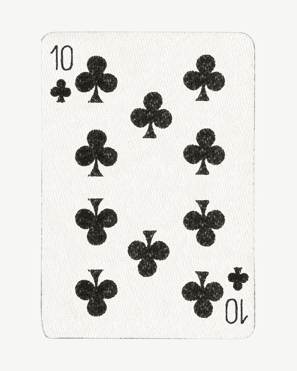 10  clover poker card collage element psd. Remixed by rawpixel.