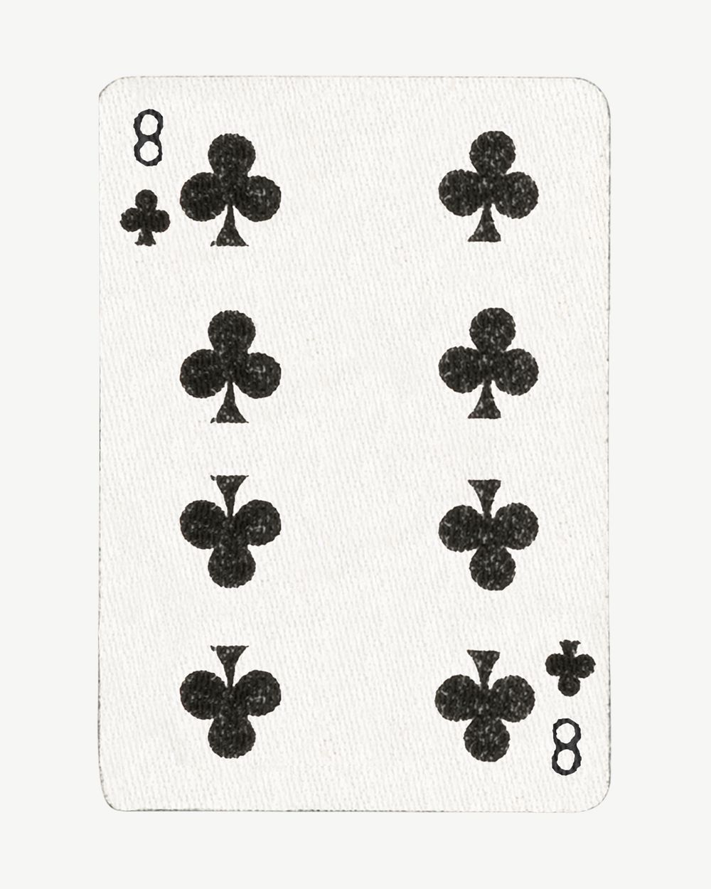 8 clover poker card | Premium PSD Illustration - rawpixel