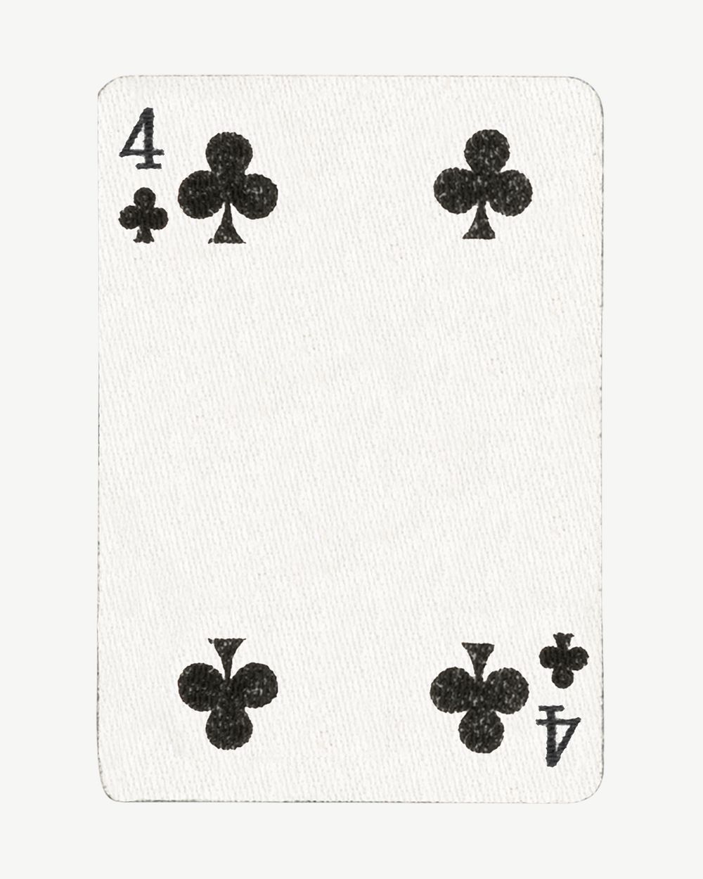 4  clover poker card collage element psd. Remixed by rawpixel.