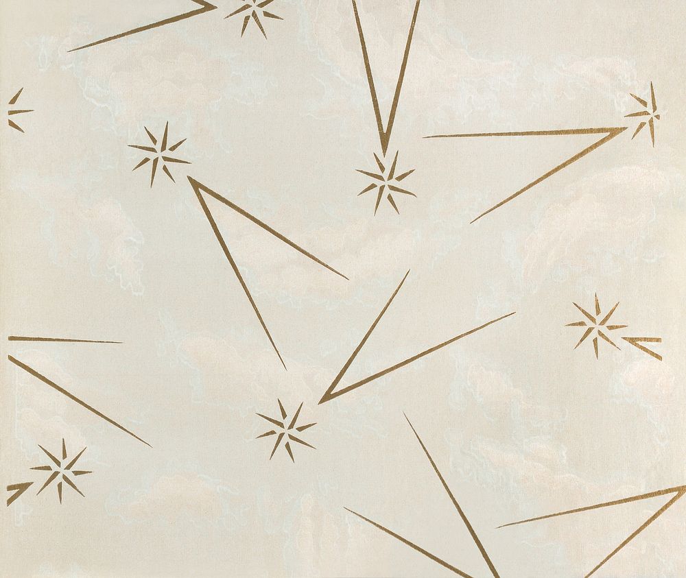 Ceiling paper. Original public domain image from Smithsonian. Digitally enhanced by rawpixel.