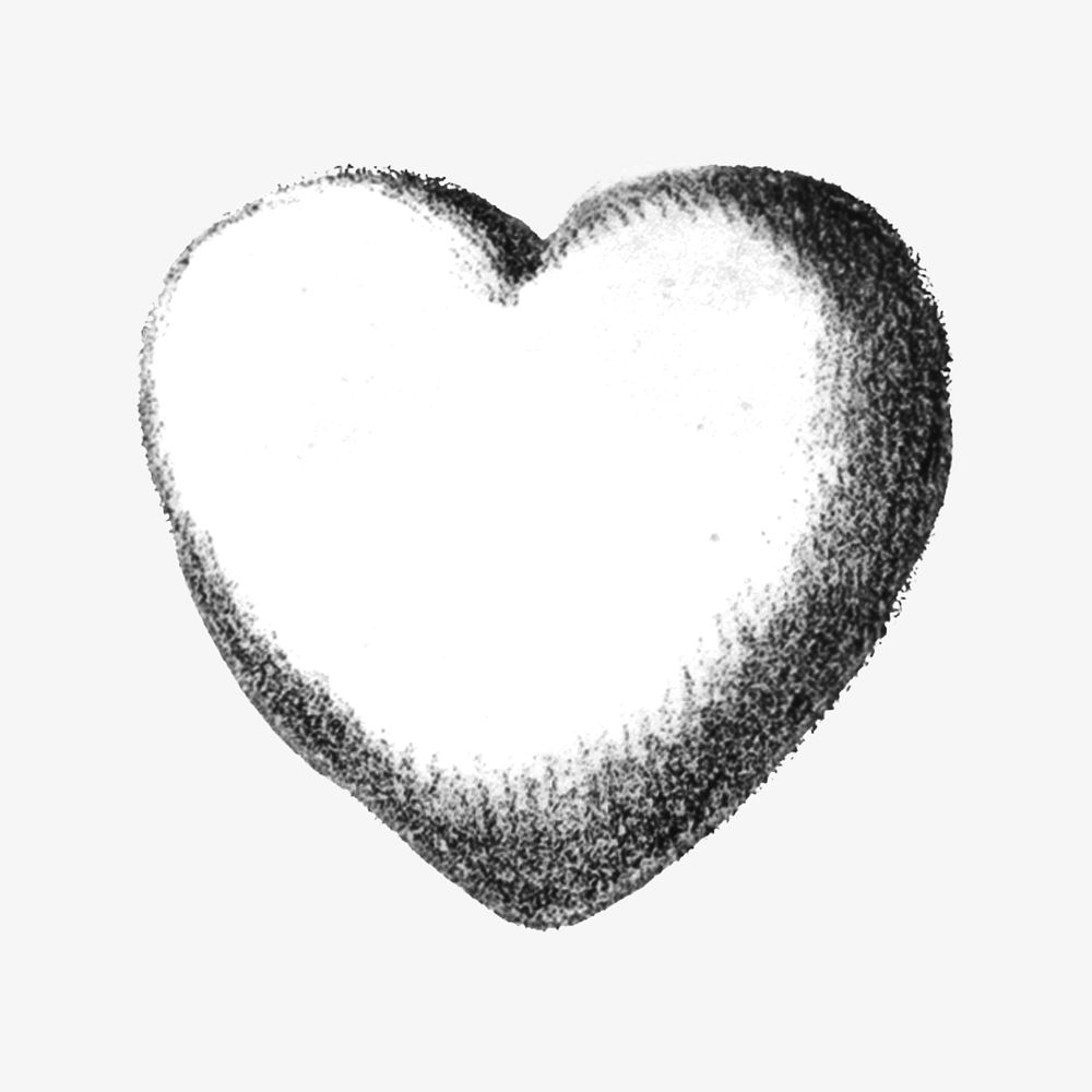 Heart shape, vintage illustration.  Remixed by rawpixel. 