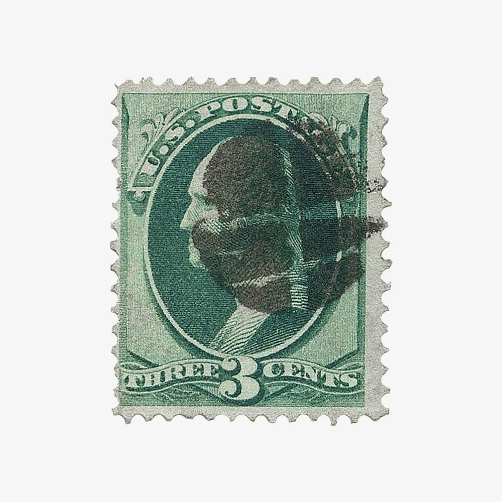 Vintage postal stamp.  Remixed by rawpixel. 