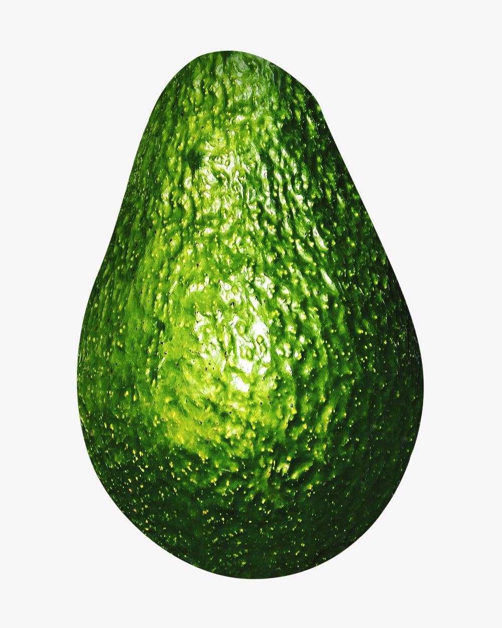 Avocado image on white