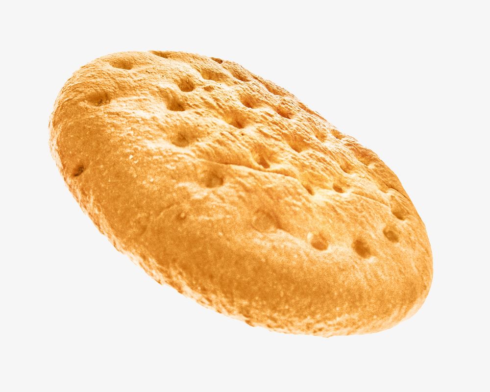 Whole grain biscuit Isolated image