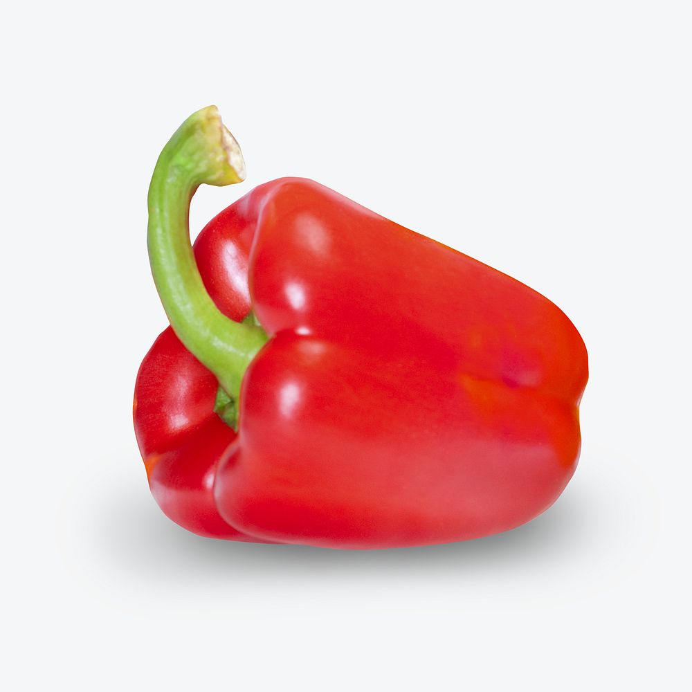 Red bell pepper vegetable psd