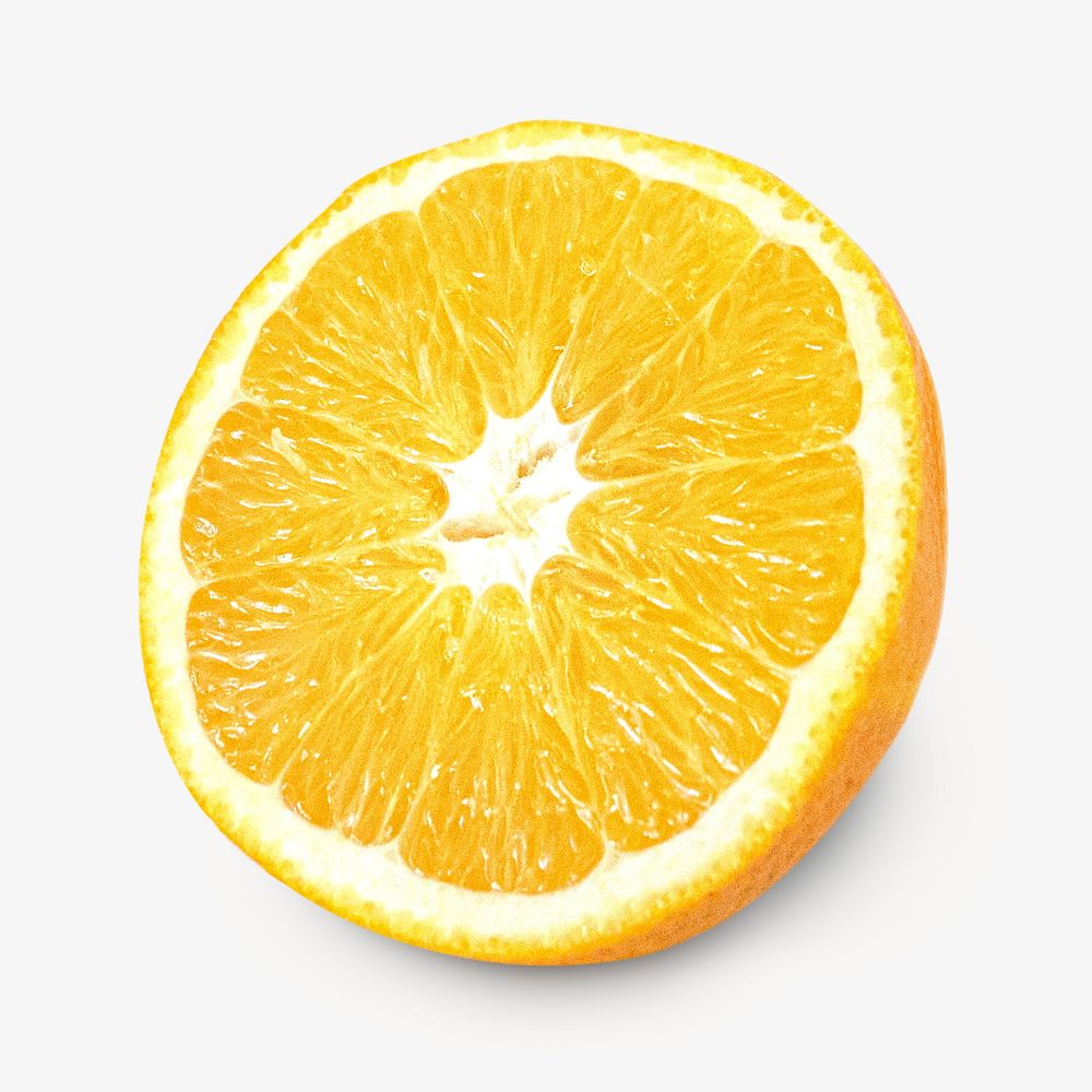 Tangerine isolated image on white
