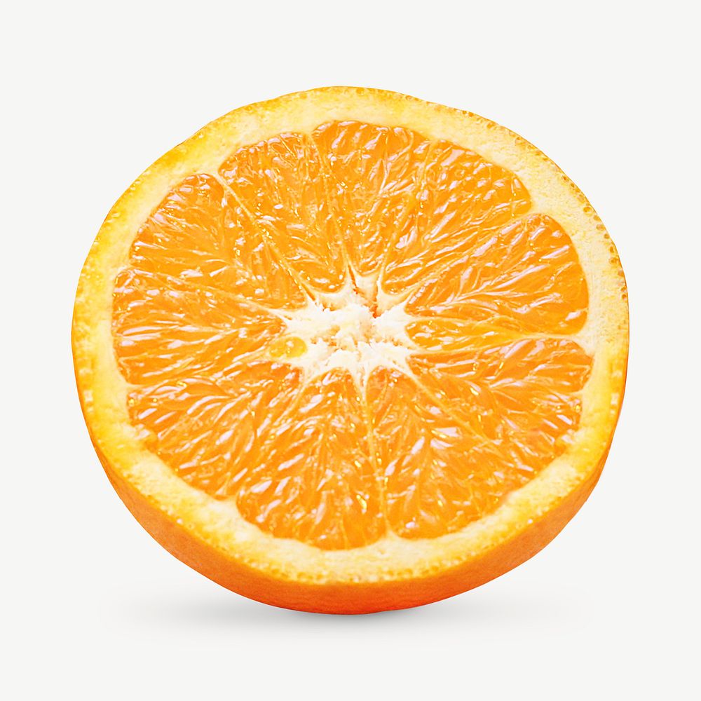 Orange isolated element psd