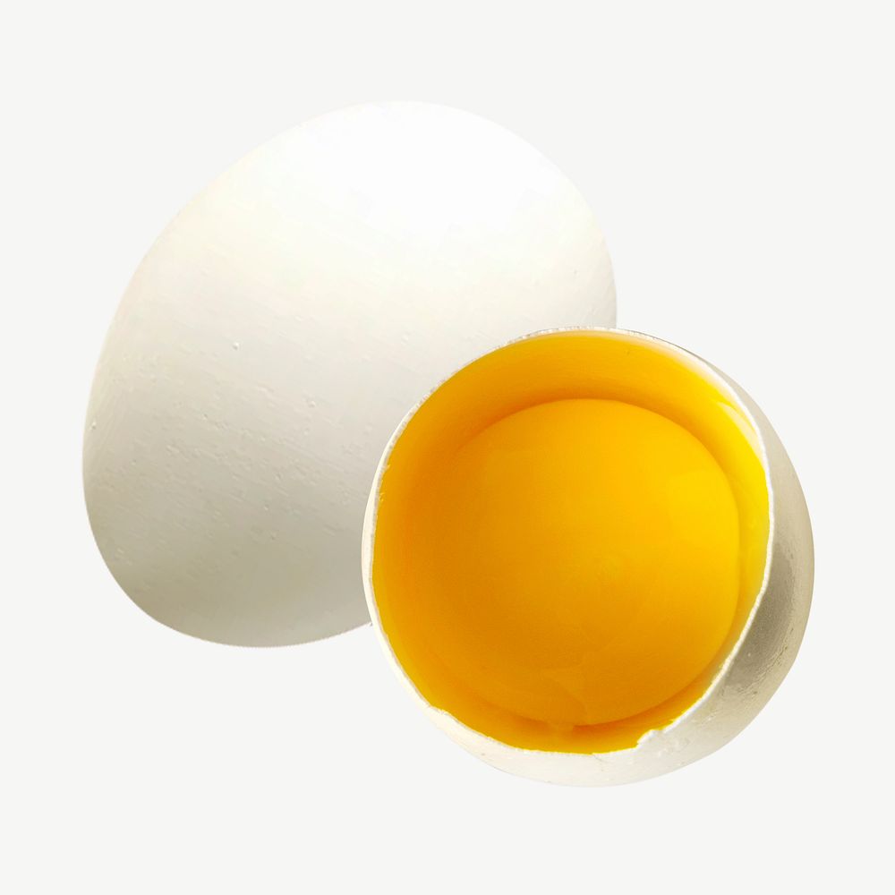 Egg collage element psd