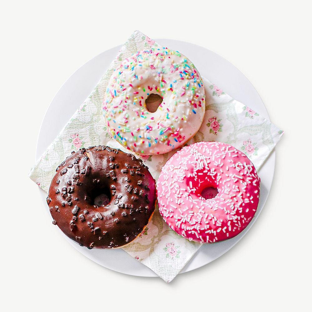 Donut collage element psd | Free PSD - rawpixel