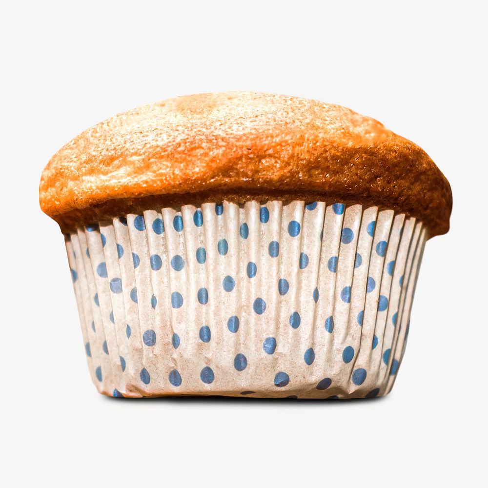 Cupcake isolated image on white