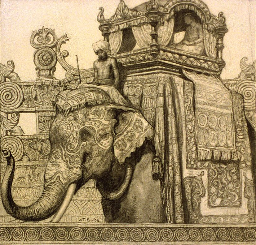 Elephant howdah (between 1890 and | Free Photo Illustration - rawpixel