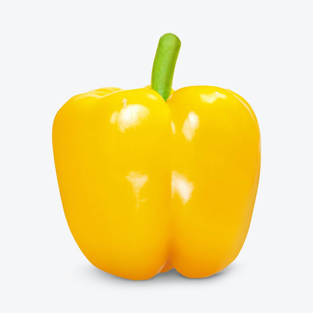Yellow bell pepper vegetable psd