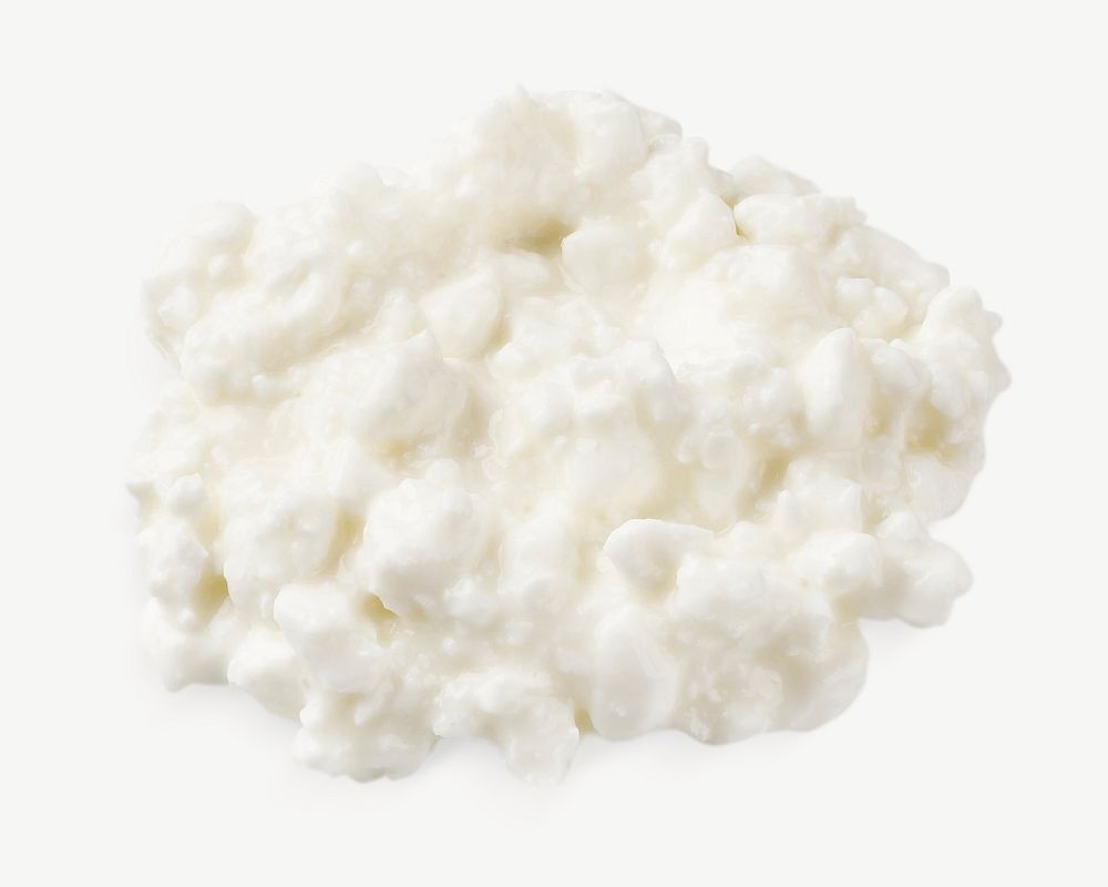 Glob of cottage cheese psd