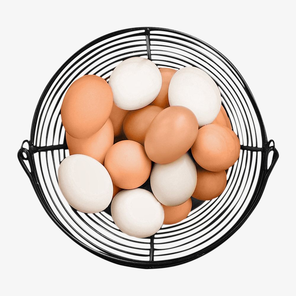 Egg basket, isolated design