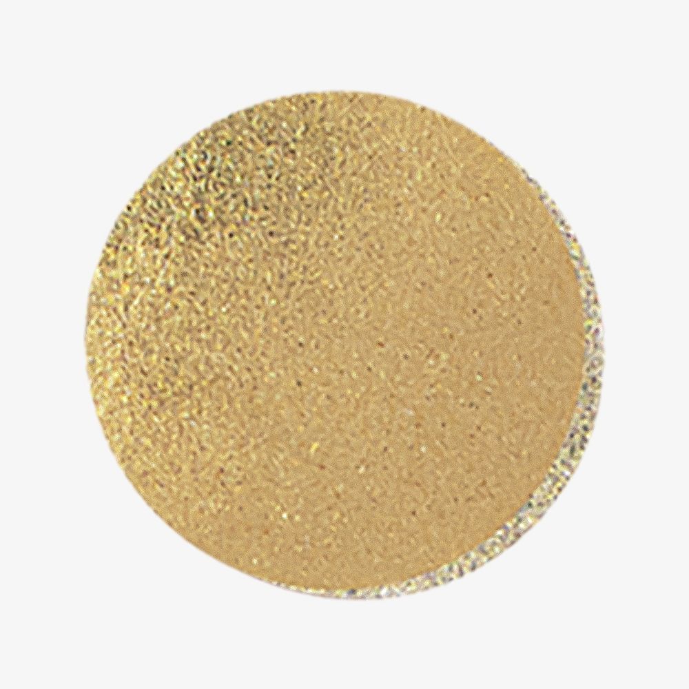 Gold metallic round confetti 
