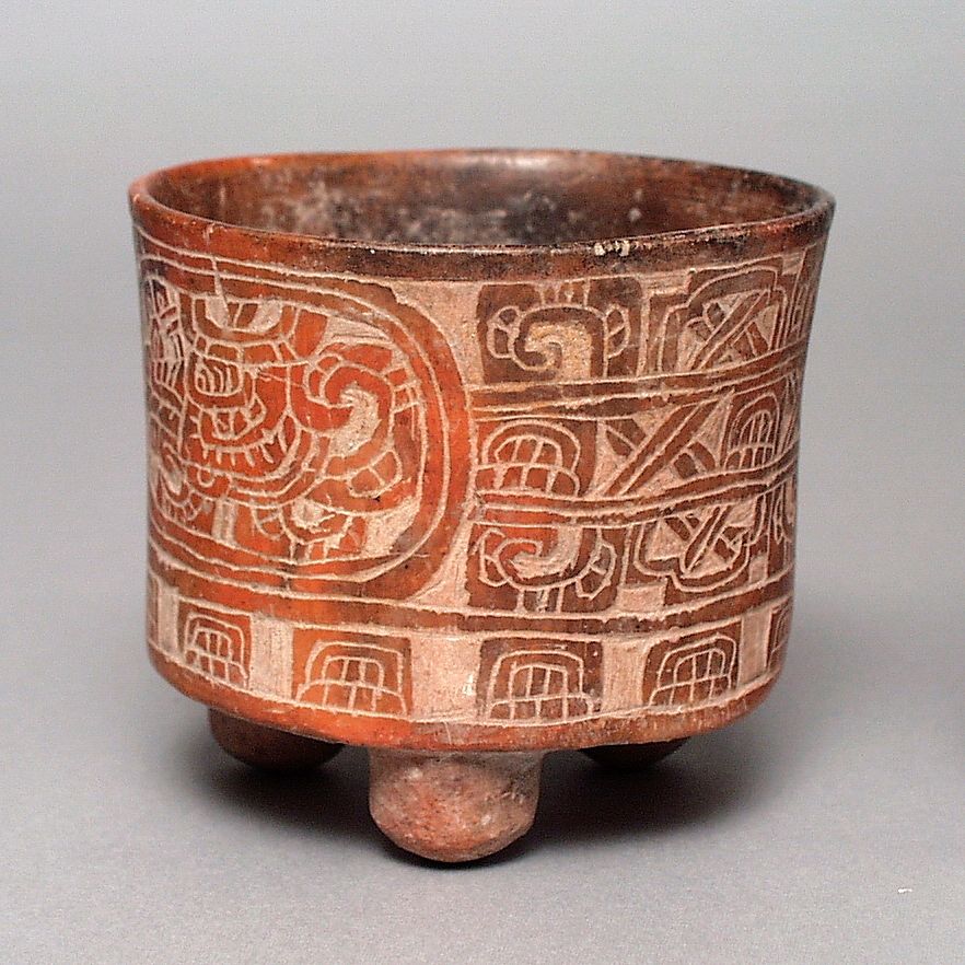 Tripod Vessel with Incised Design