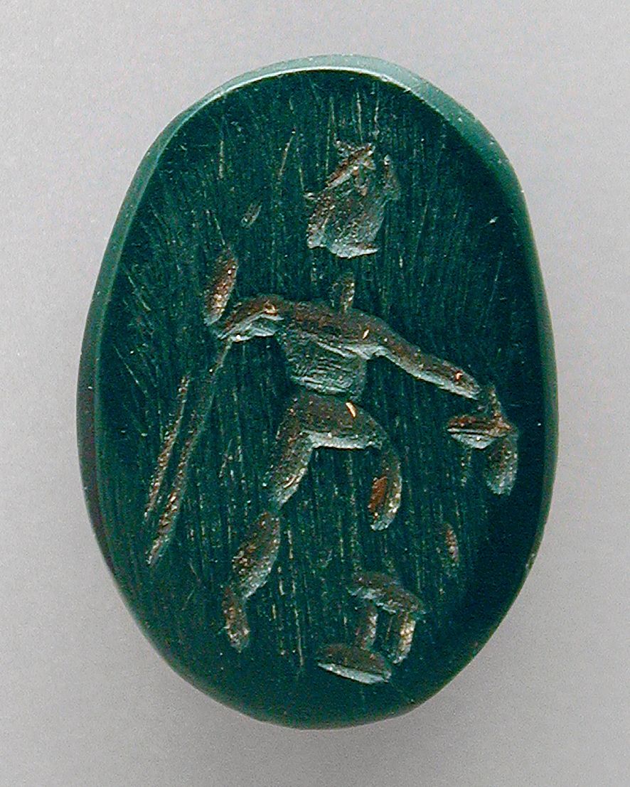 Ancient engraved gemstone artifact