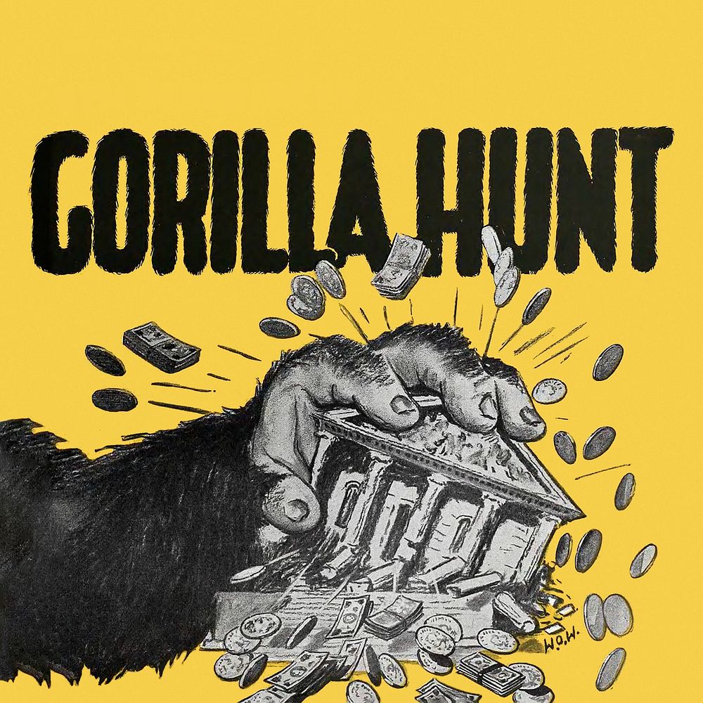 The Gorilla Hunt ad, Exhibitor's Herald (1926) chromolithograph by Exhibitors Herald Company. Original public domain image…