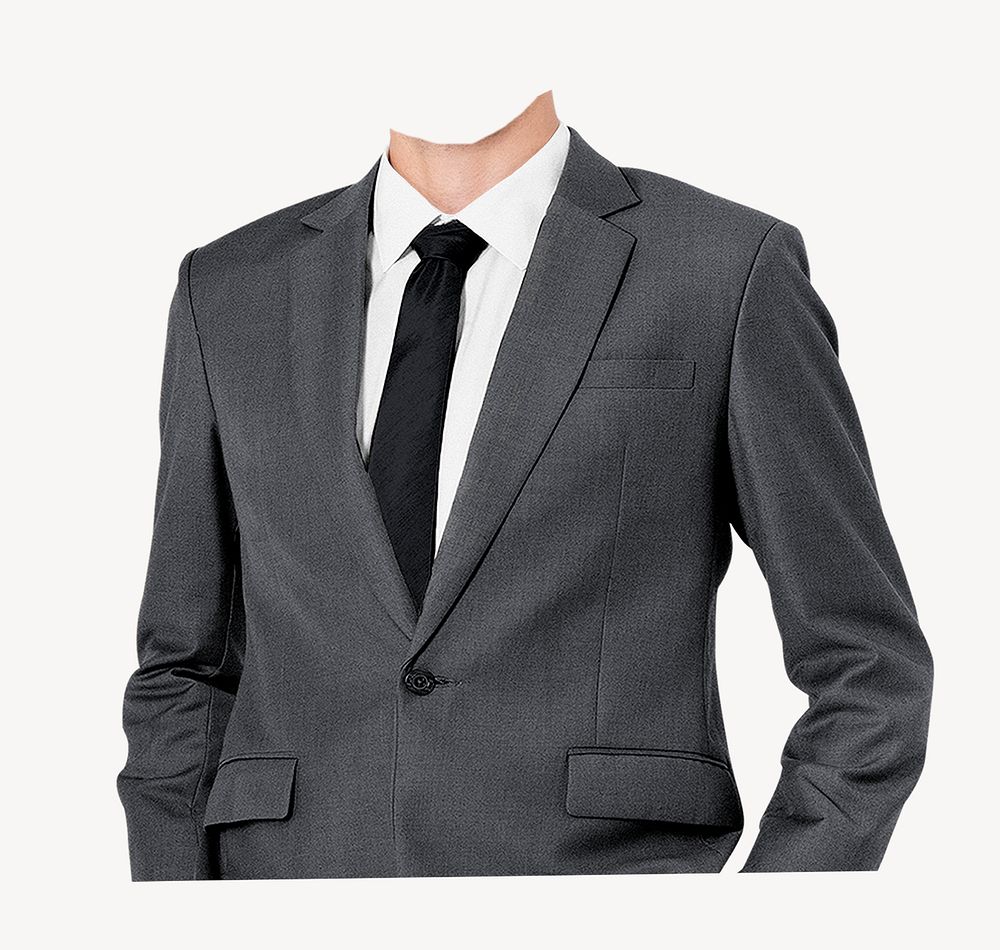 Business man black suit cutout | Free PSD - rawpixel