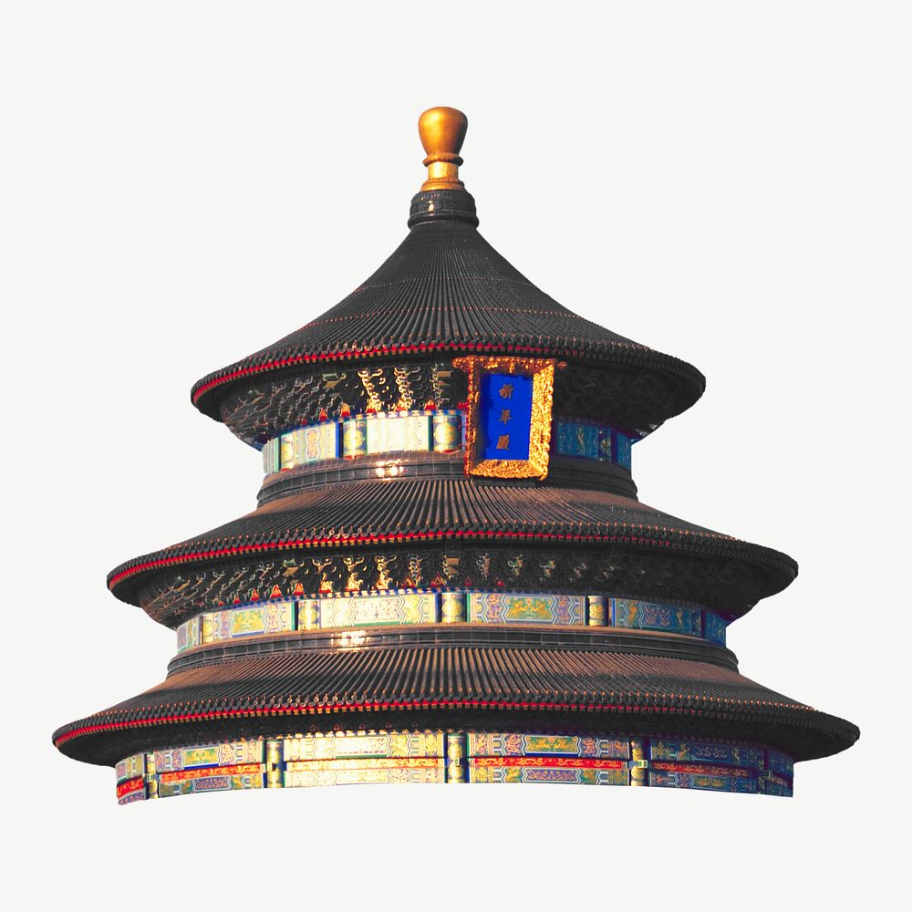 Beijing Temple of Heaven collage element psd