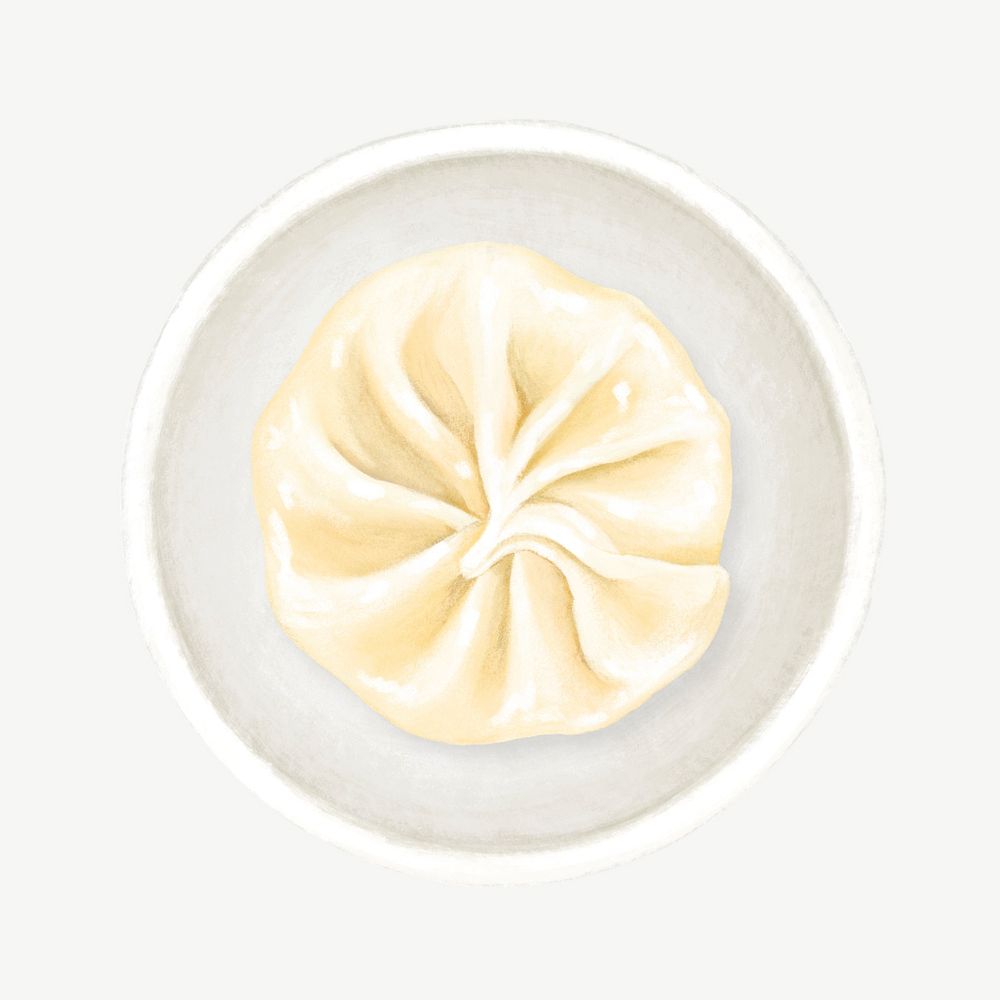 Xiaolongbao, Chinese dim sum collage element  psd