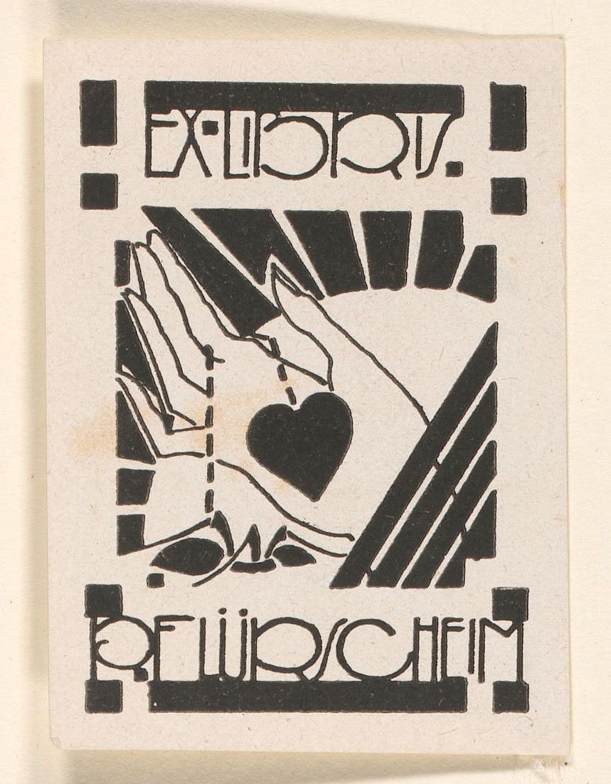 Ex libris van P. Flürscheim (1906 - 1945) by Reijer Stolk