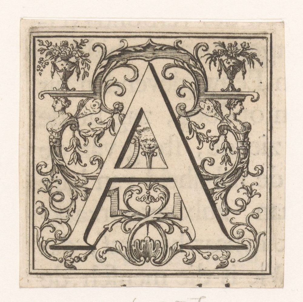 Letter A (1700 - 1799) by anonymous