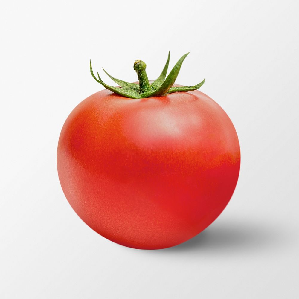 Red tomato clipart, vegetable, organic ingredient psd