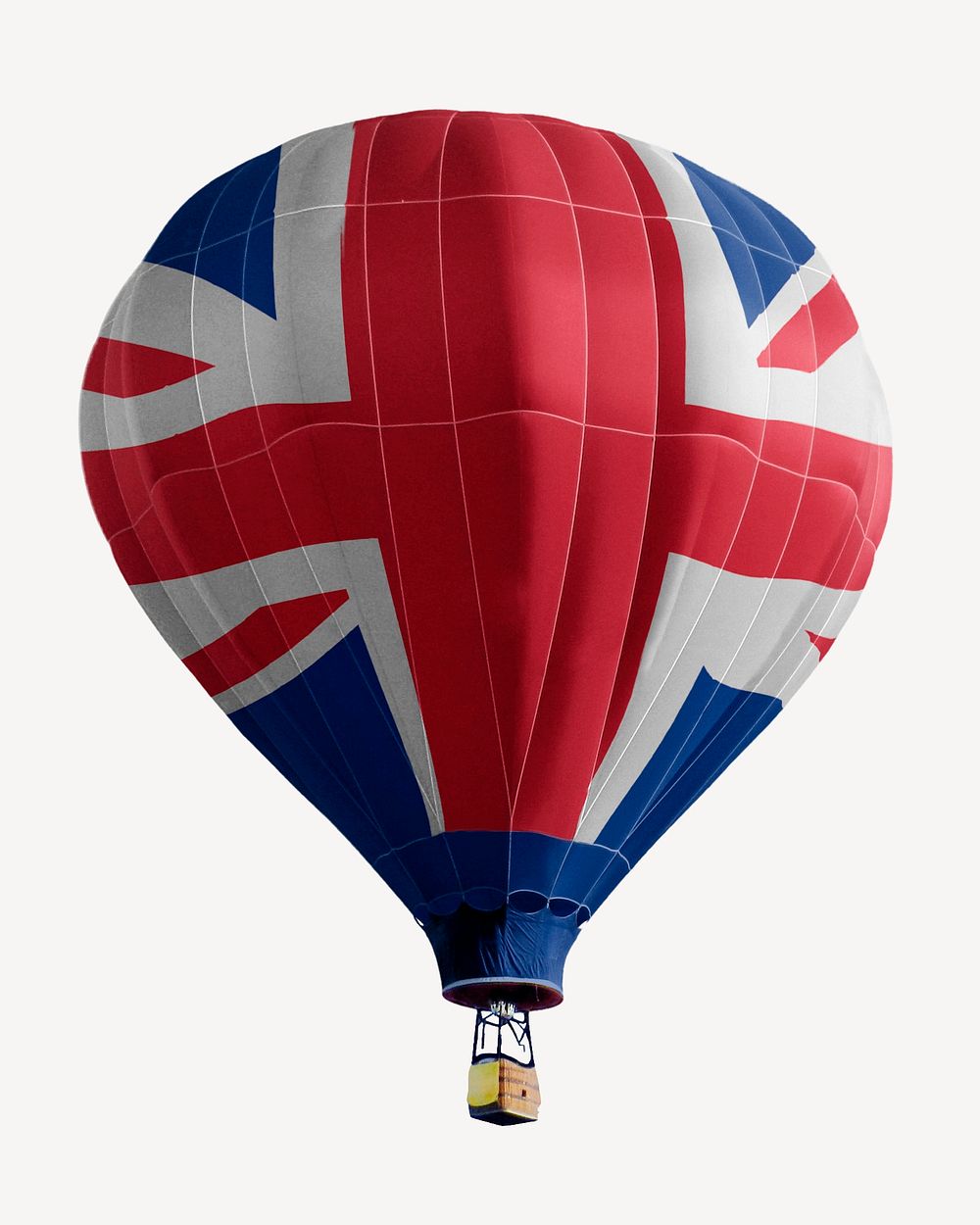 United Kingdom flag on hot air balloon