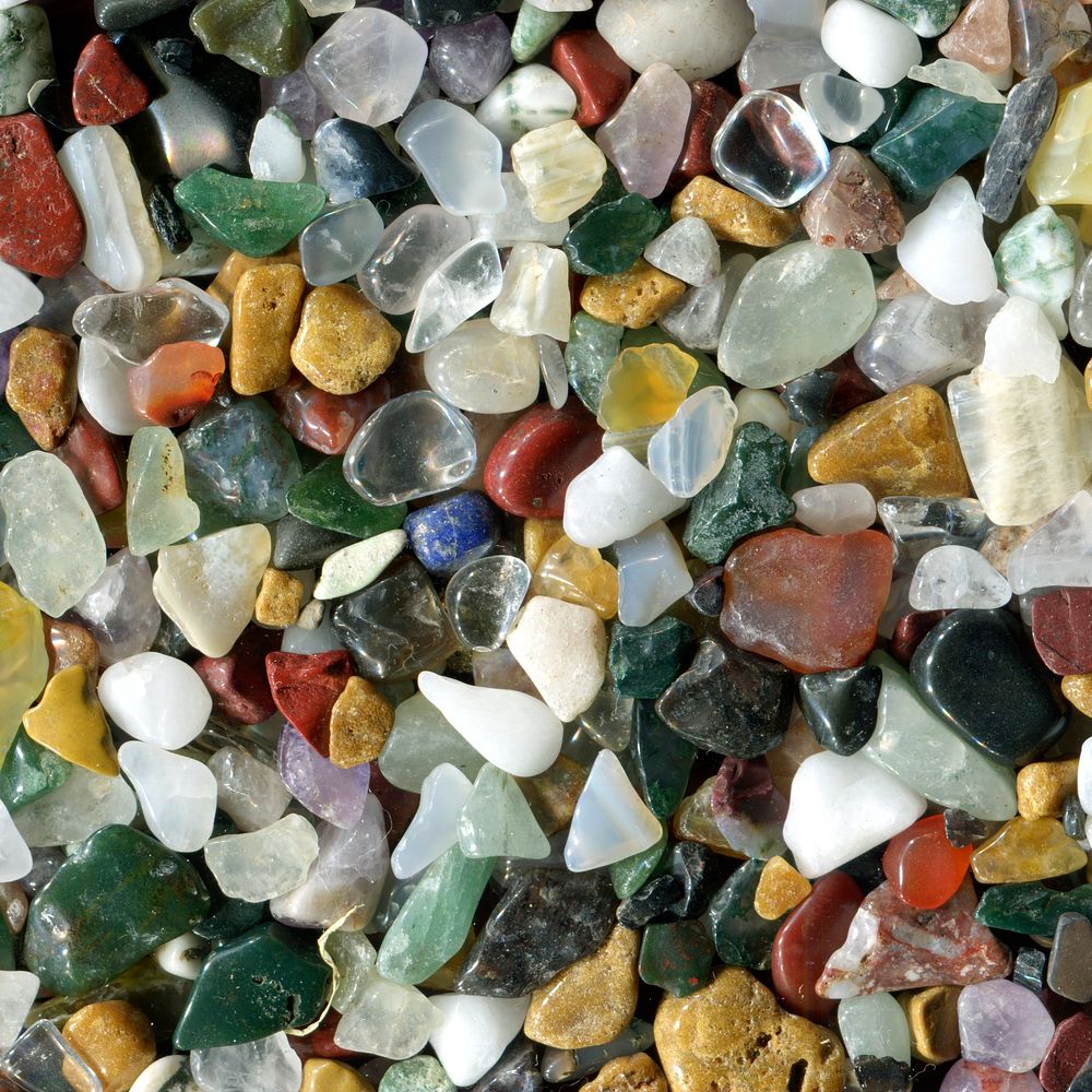 Colorful pebbles texture, abstract background