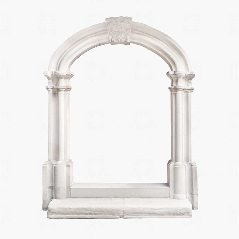 Greek window frame clipart, aesthetic architecture