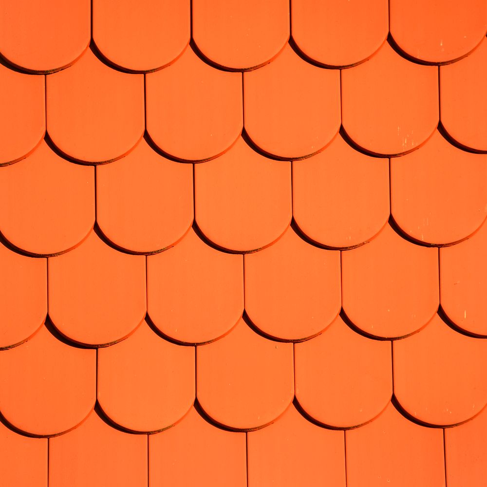 Roof pattern background, orange design