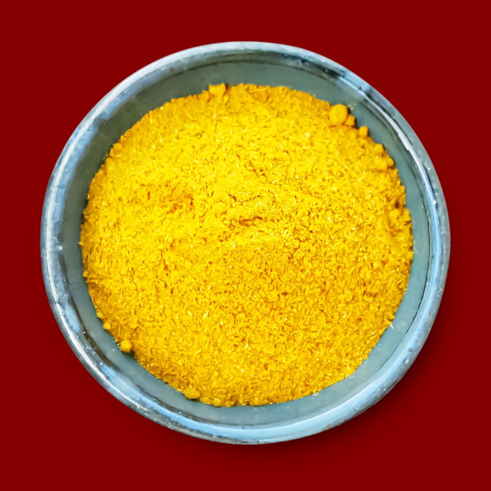 Turmeric powder in a bowl, food photography psd