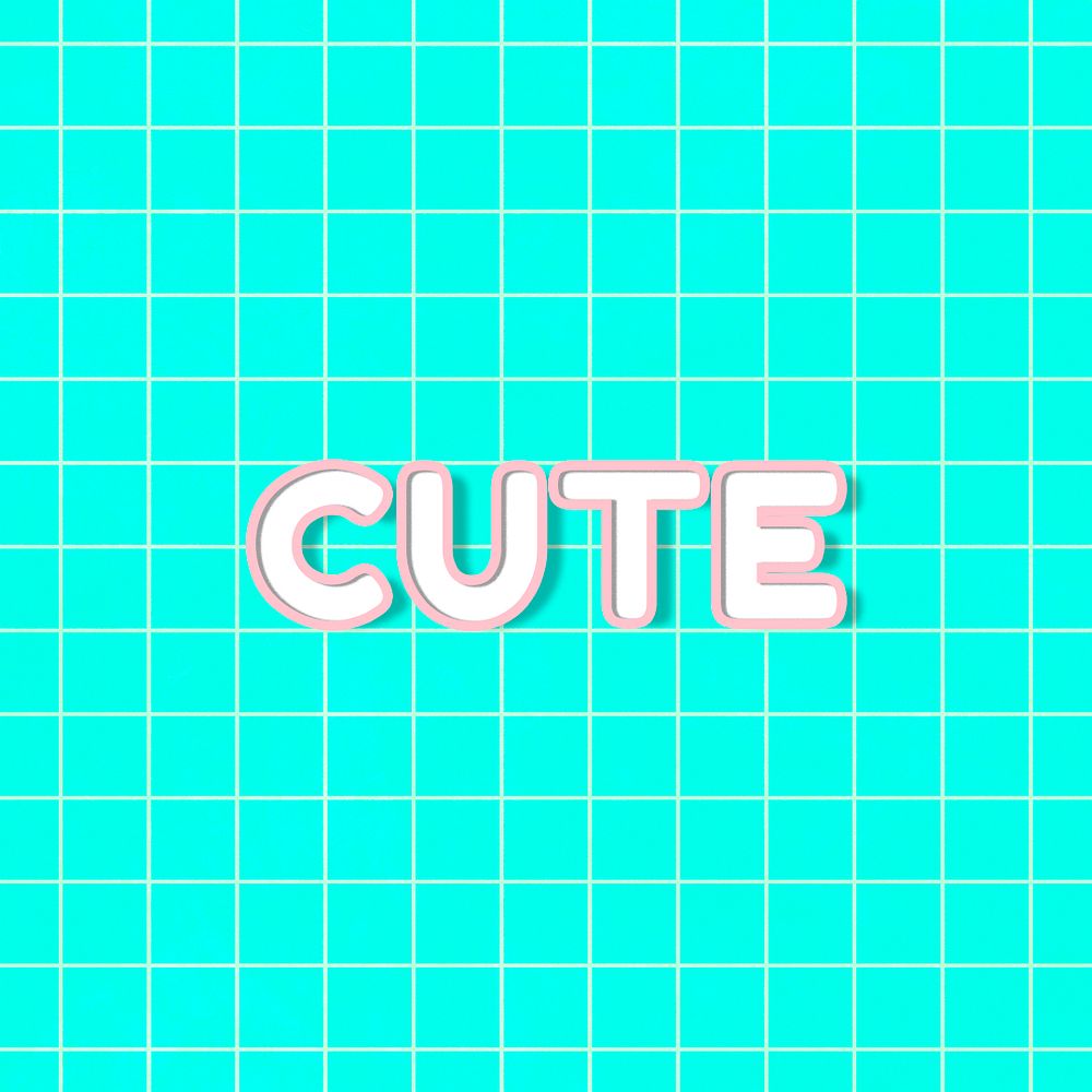 Cute bold 80&rsquo;s miami psd o font grid background