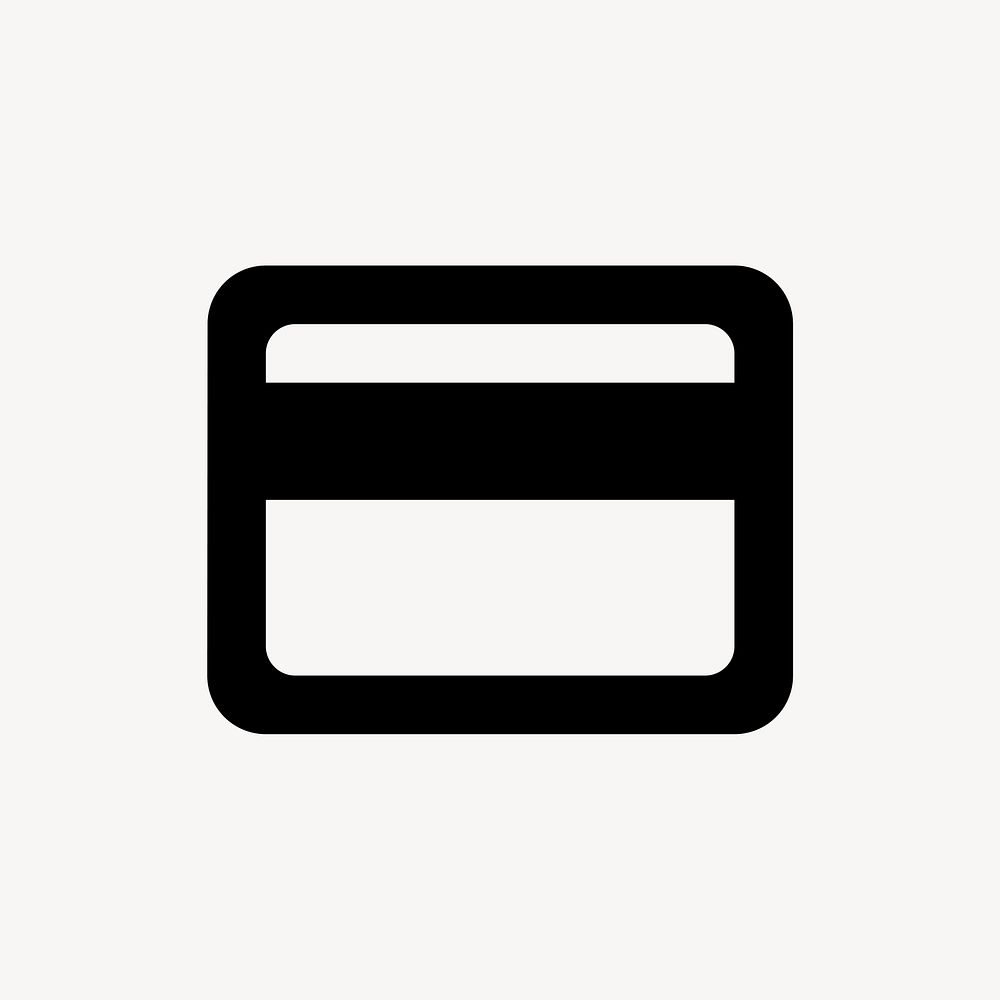 Payment icon, credit card symbol, round style psd