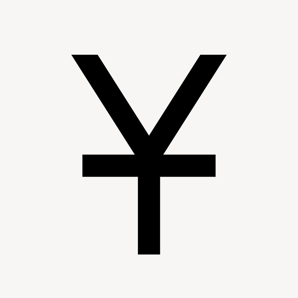 Chinese yuan icon, currency money symbol, two tone style vector
