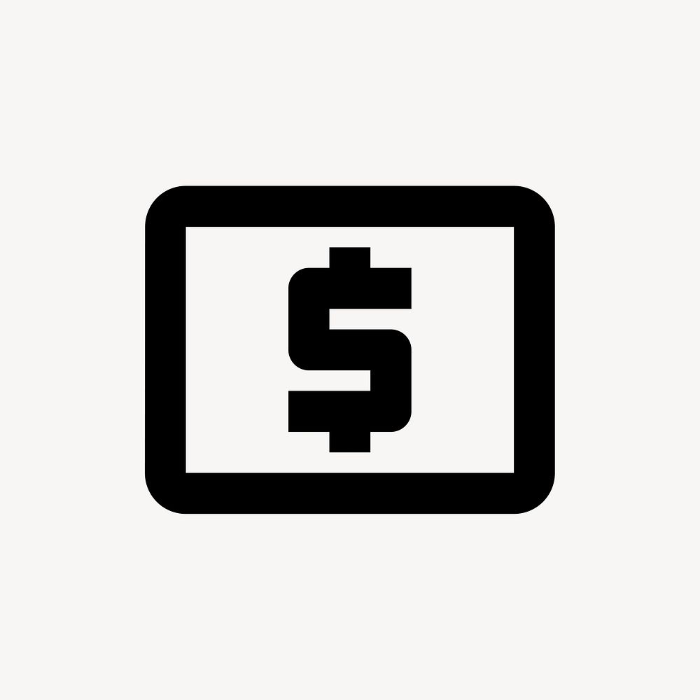 Local ATM icon, banking symbol, filled style psd