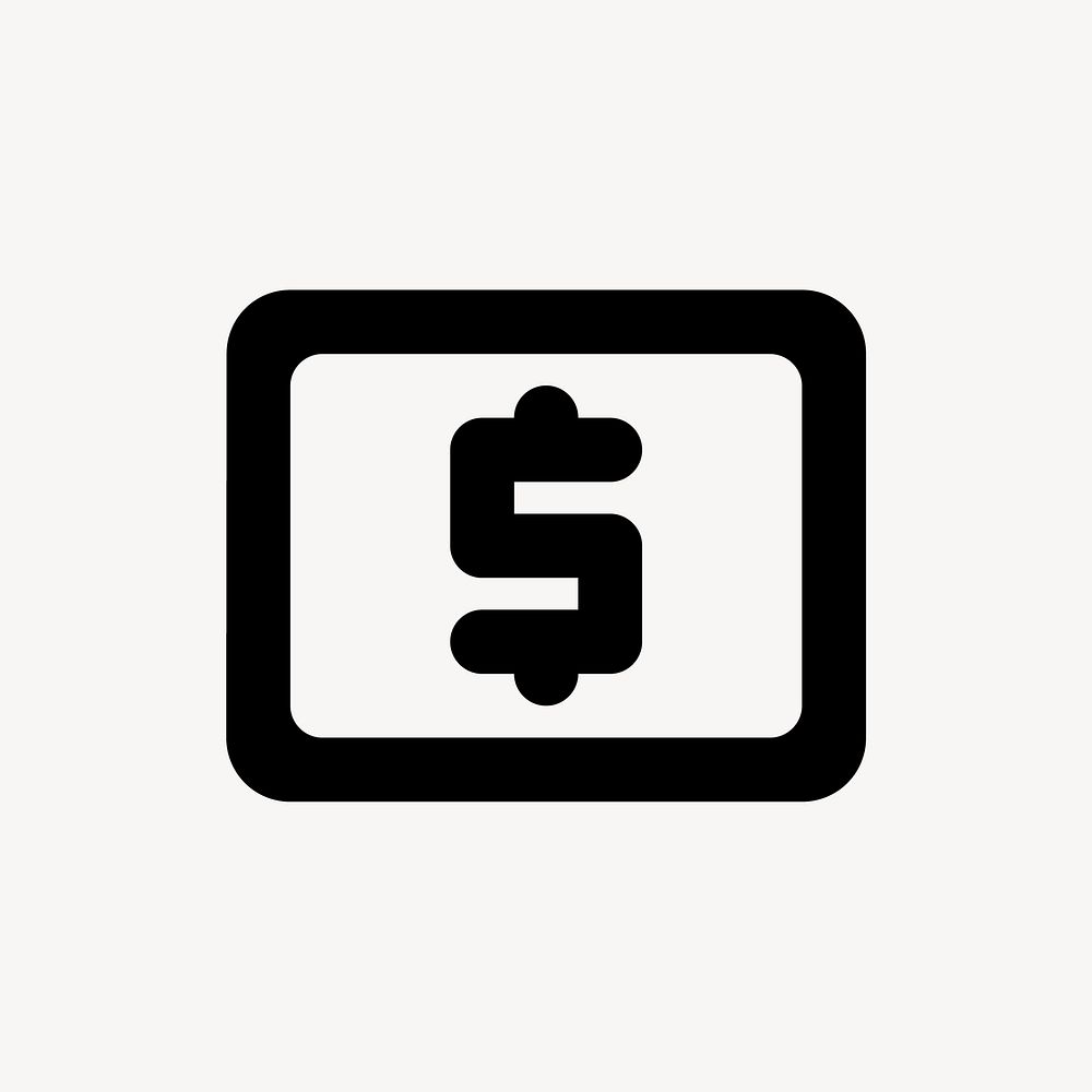 Local ATM icon, finance symbol for web, round style vector