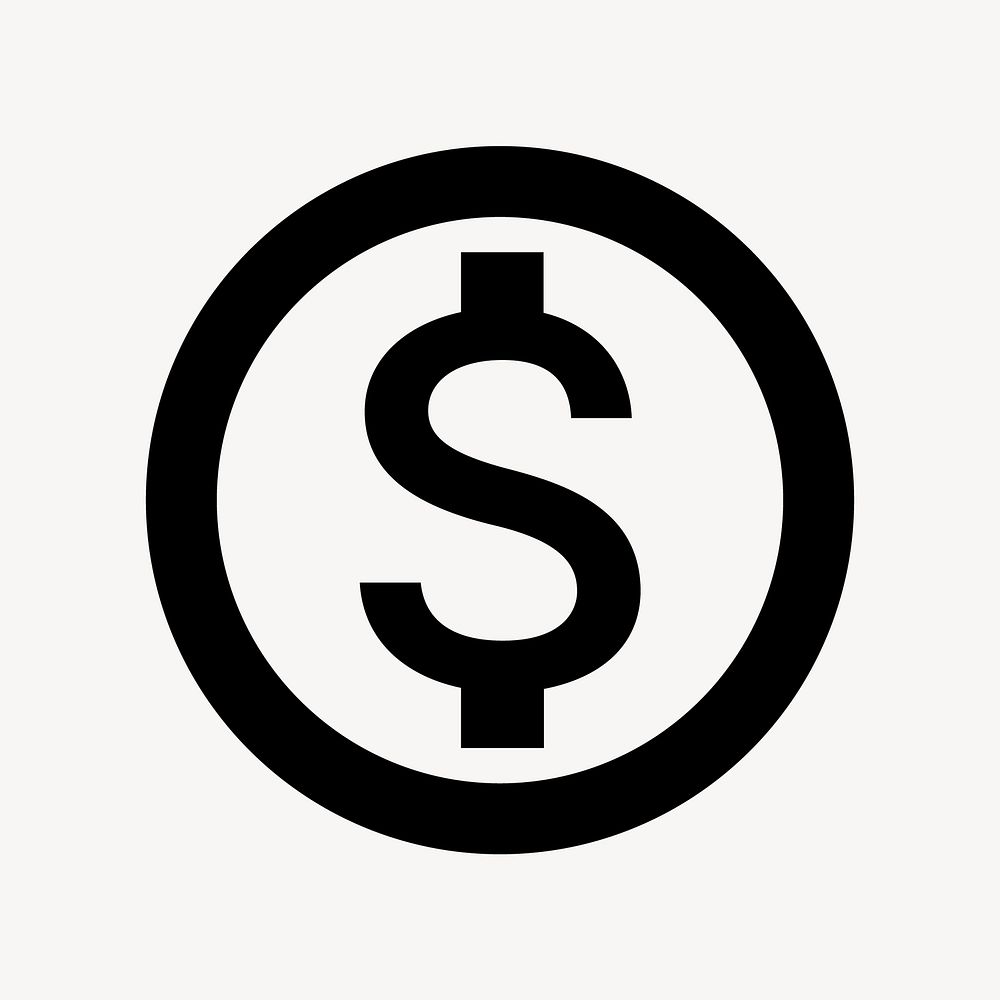 Monetization On icon, financial UI design for web, outlined style vector