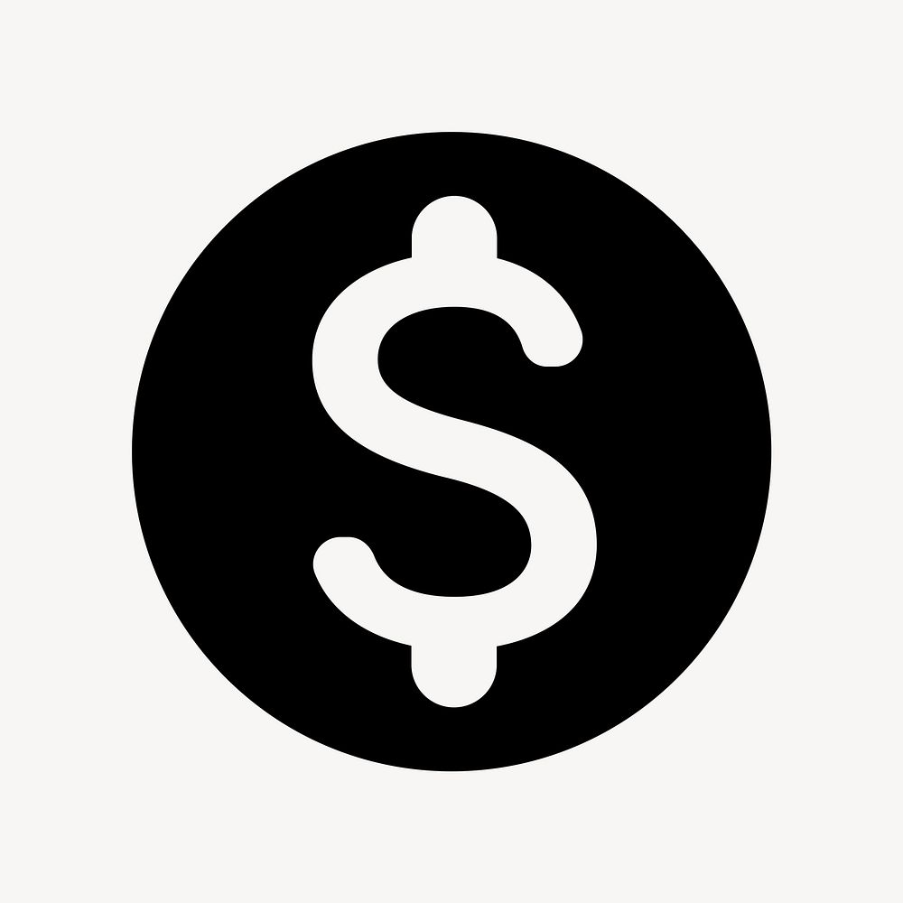 Monetization On icon, financial symbol, round style psd