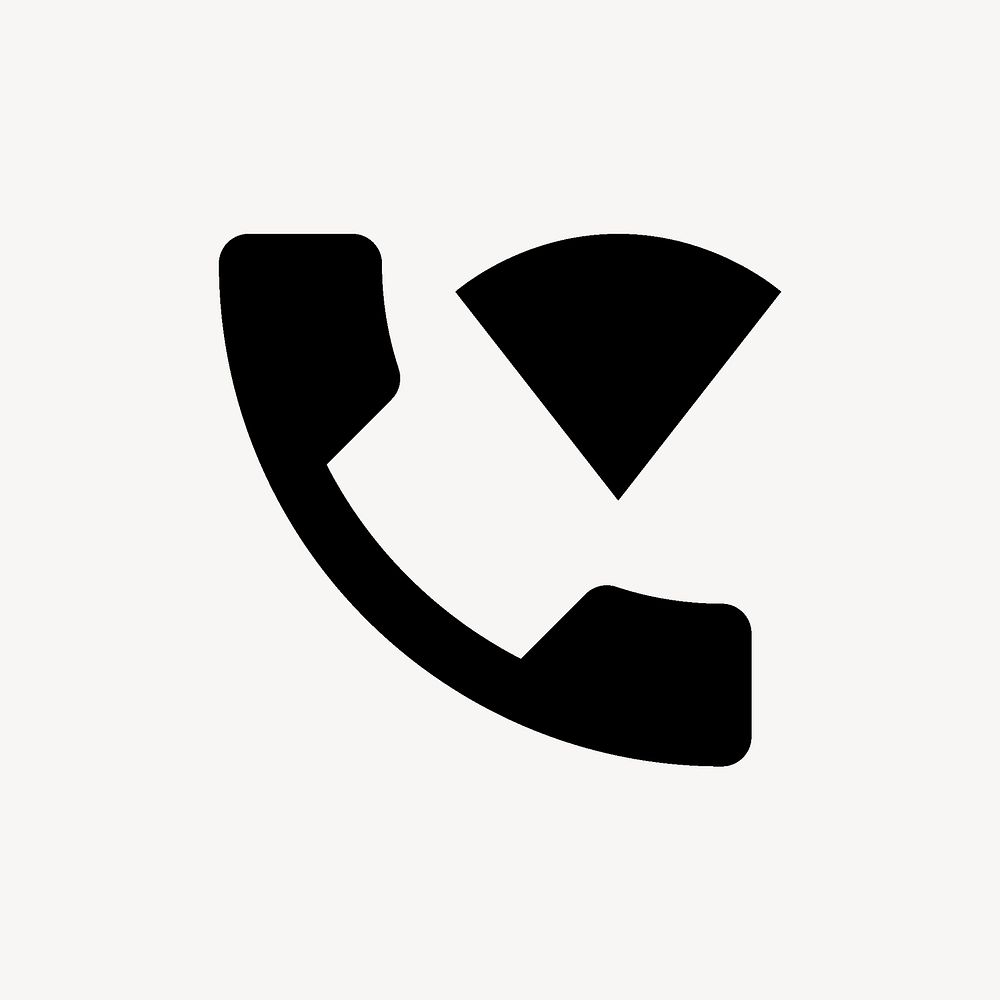 Wifi Calling, communication icon, fill style psd