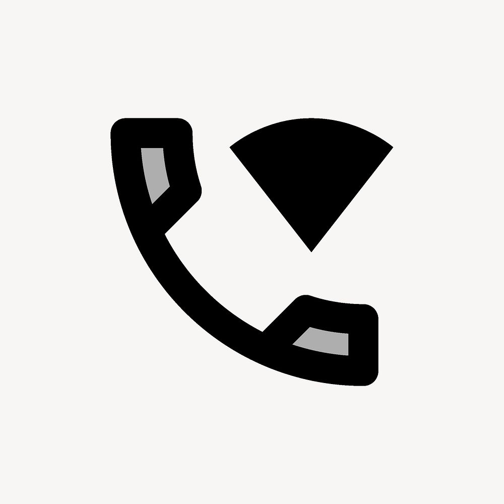Wifi Calling, communication icon, two tone style vector