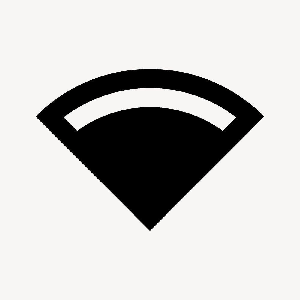 Network Wifi, device icon, sharp symbol style vector