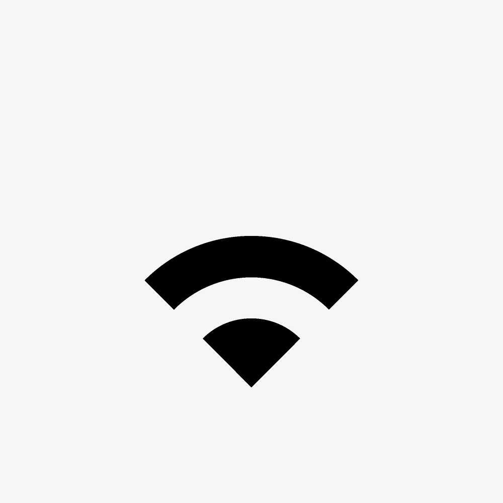 Wifi 2 Bar, device icon, outline style psd