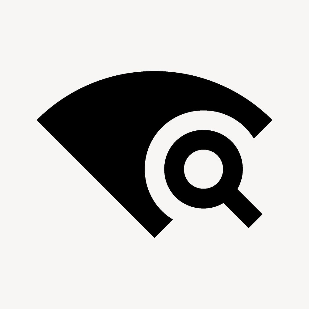 Device icon, Wifi Find, sharp symbol style vector