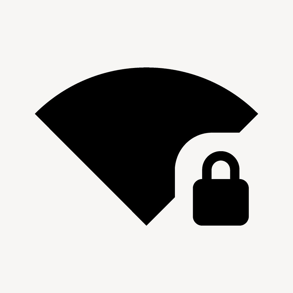 Wifi Password, device icon, outline style vector