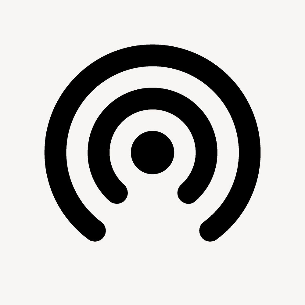 Wifi Tethering, device icon, round symbol style psd