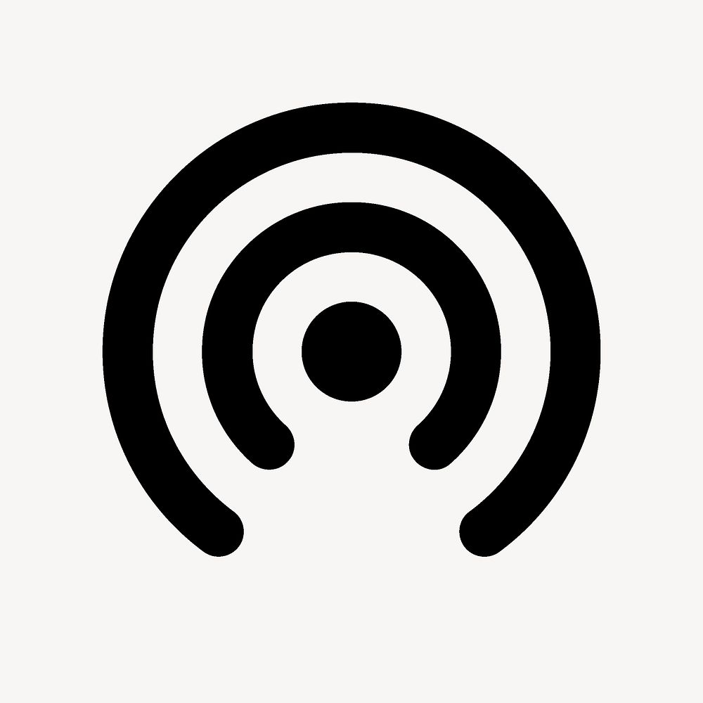 Wifi Tethering, device icon, round symbol style vector