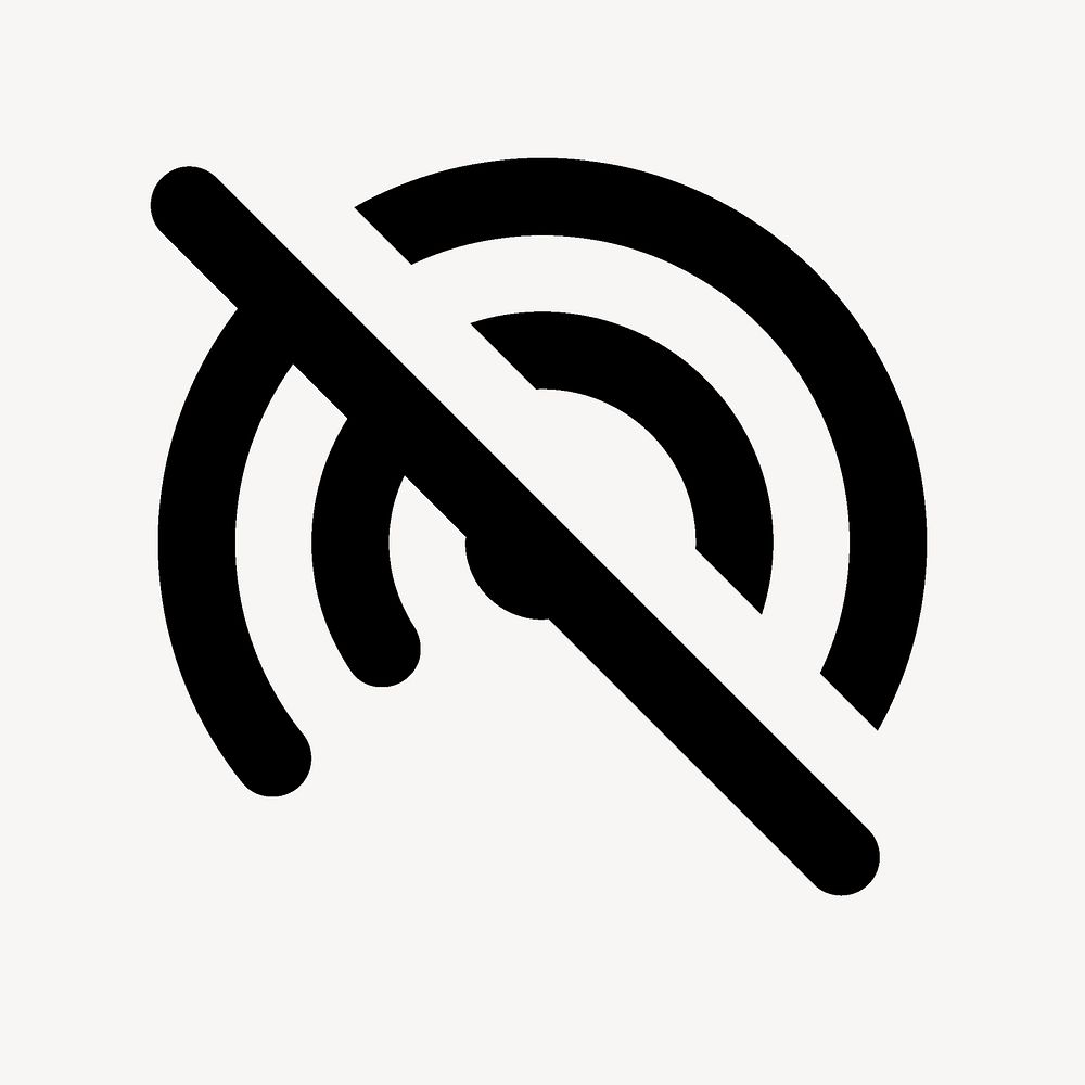 Wifi Tethering Off, device icon, round symbol style psd