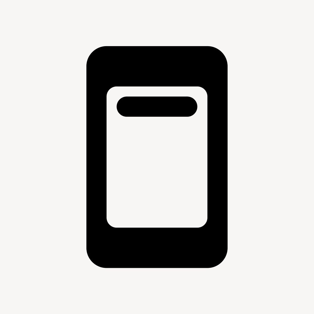 Ad Units, device icon, round style psd